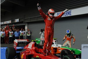 Raikkonen's final (to-date) Ferrari victory came at the 2009 Belgian Grand Prix (Image: Ferrari)