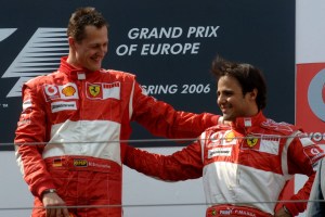 Massa's first team-mate at Ferrari was Michael Schumacher in 2006 (Image: Ferrari)