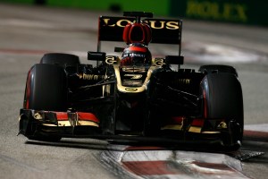 Kimi Raikkonen finished 3rd from 13th on the grid, despite suffering from back pain (Image: Alastair Staley/Lotus F1 Team)