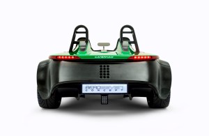 The rear end of the AeroSeven features a prominent diffuser (Image: Caterham F1)